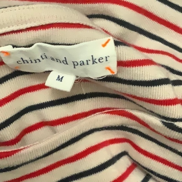 Chinti AND PARKER striped long sleeve dress. SZ M - Picture 7 of 9